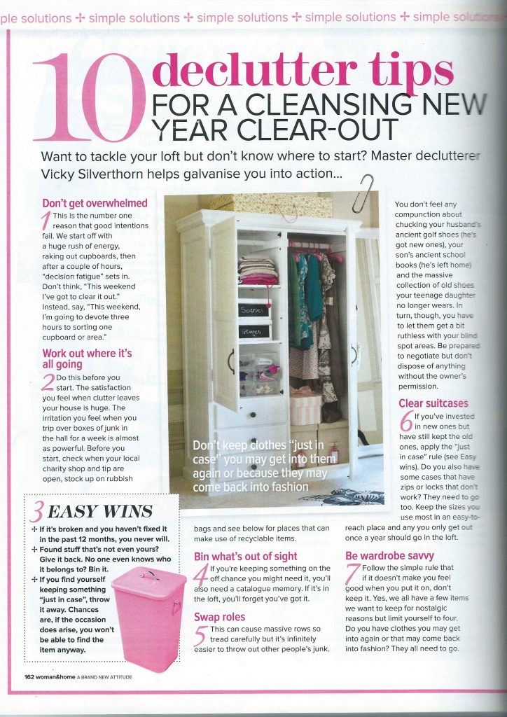 Woman and Home February 2014 Article Page 1